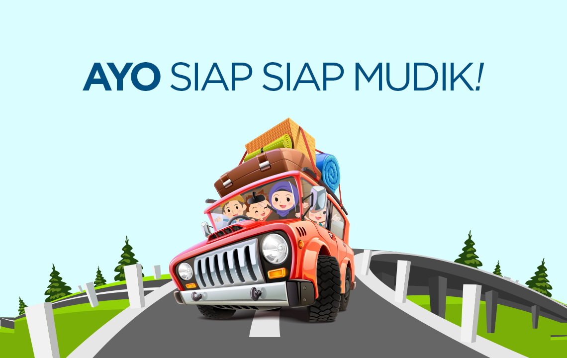 Gambar mudik lebaran lucu