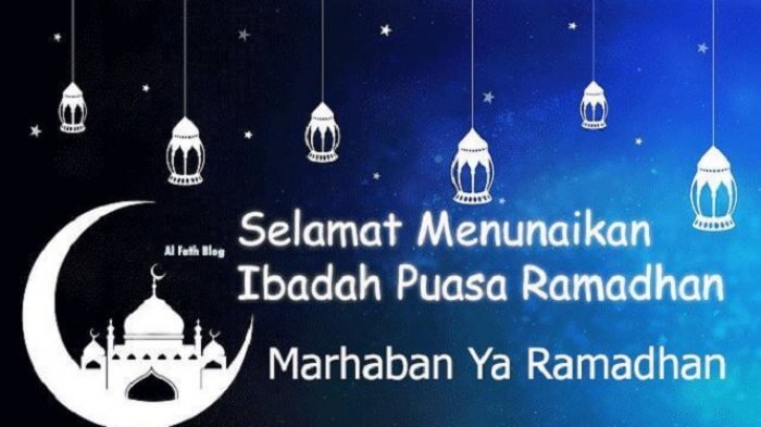 gambar ucapan selamat menunaikan ibadah puasa marhaban ya ramadhan