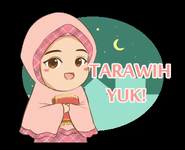 Gambar animasi tarawih yuk 