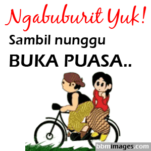 gambar ngabuburit lucu bergerak