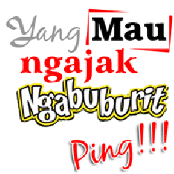 gambar ngabuburit bergerak lucu