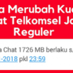 Cara Merubah Kuota Chat FB dan BBM Telkomsel Menjadi Kuota Flash 24 Jam